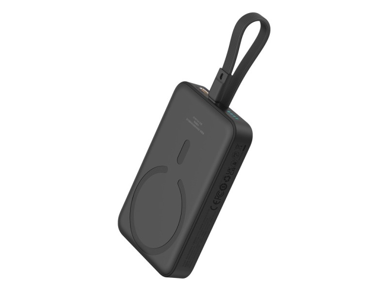 Baseus P10022109113-00 Lithium polymer (LiPo) power bank 10000 mAh Wireless charging Black P10022109113-00 – Baseus Външни батерии