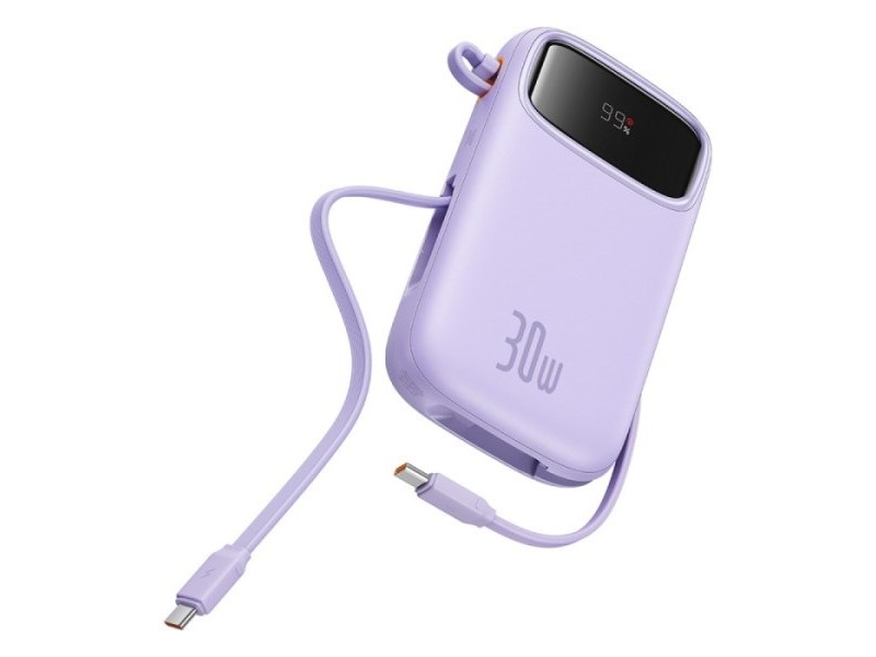 Baseus QPow2 Lithium Polymer (LiPo) 20000 mAh Purple P10055009513-00 – Baseus Външни батерии