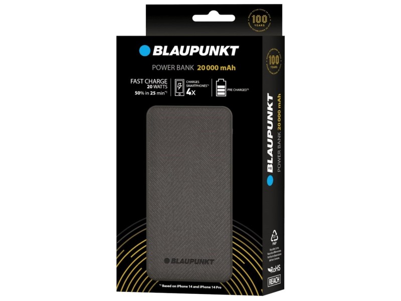 Blaupunkt Powrbank 20000 mAh 20 W Black BL-120PB/1VH – Blaupunkt Външни батерии