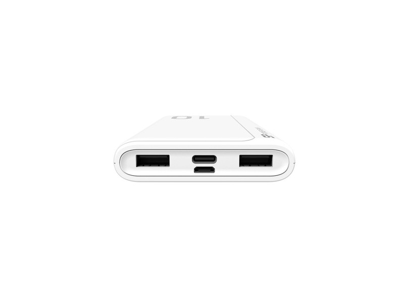 SILICON POWER GP15 Powerbank External battery 10000 mAh 2x USB 2.1A (SP10KMAPBKGP150W) White SP10KMAPBKGP150W – SILICON POWER Външни батерии