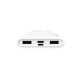 SILICON POWER GP15 Powerbank External battery 10000 mAh 2x USB 2.1A (SP10KMAPBKGP150W) White SP10KMAPBKGP150W – SILICON POWER Външни батерии