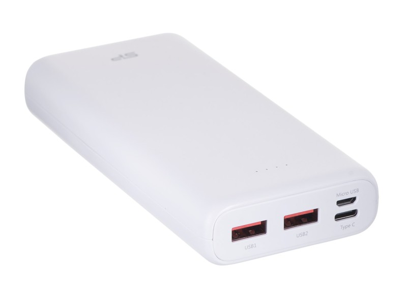 Silicon Power Share C20QC Lithium Polymer (LiPo) 20000 mAh White SP20KMAPBKC20QCW – SILICON POWER Външни батерии