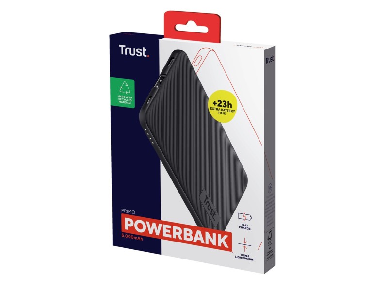 Trust Primo Lithium-Ion (Li-Ion) 5000 mAh Black 24679 – TRUST Външни батерии