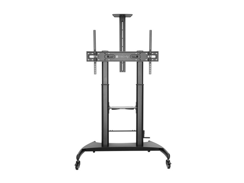 Techly Steel Trolley Floor Support with adjustable height, for TV from 60 to 100 107111 – TECHly Професионални телевизори, монитори и аксесоари