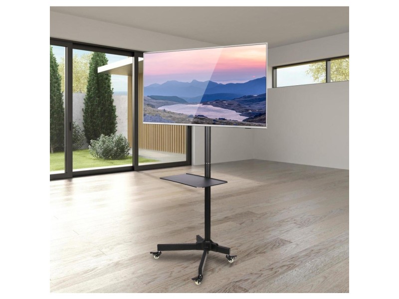Techly Trolley Floor Stand LCD/LED/Plasma TV Stand 19-37 100723 – TECHly Професионални телевизори, монитори и аксесоари