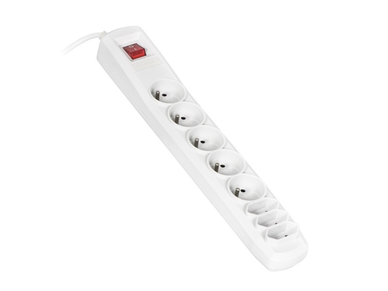 Activejet APN-8G/3M-GR power strip with cord APN-8g/3m-GR – Activejet Разклонители