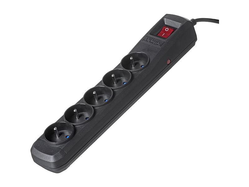 Activejet black power strip with cord ACJ COMBO 5G/5M/BEZP. AUTO/CZ ACP-5GN 5M CZ – Activejet Разклонители