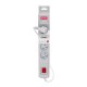 Activejet grey power strip with cord ACJ COMBO 5G/1,5M/BEZP. AUT/S ACP-5GN 1,5M SZ – Activejet Разклонители