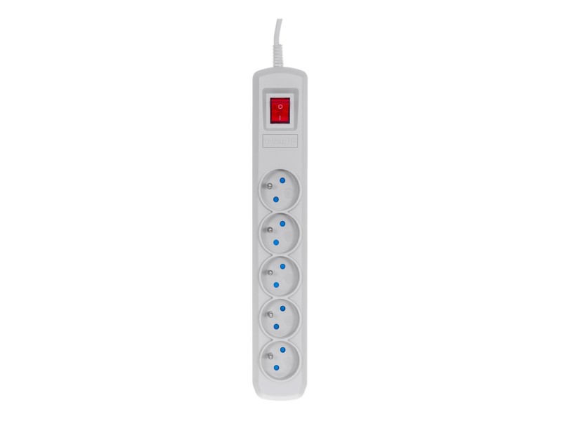 Activejet grey power strip with cord ACJ COMBO 5G/1,5M/BEZP. AUT/S ACP-5GN 1,5M SZ – Activejet Разклонители