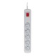 Activejet grey power strip with cord ACJ COMBO 5G/1,5M/BEZP. AUT/S ACP-5GN 1,5M SZ – Activejet Разклонители