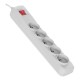 Activejet grey power strip with cord ACJ COMBO 5G/5M/BEZP. AUT/S ACP-5GN 5M SZ – Activejet Разклонители