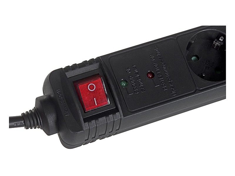EnerGenie SPG5-C-15 surge protector Black 5 AC outlet(s) 250 V 4.5 m SPG5-C-15 – ENERGENIE Разклонители