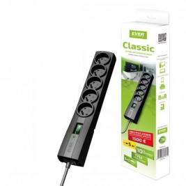 Ever CLASSIC 3m Black 5 AC outlet(s) 250 V