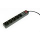 Gembird SPF5-C-10 surge protector Black 5 AC outlet(s) 250 V 3 m SPF5-C-10 – ENERGENIE Разклонители