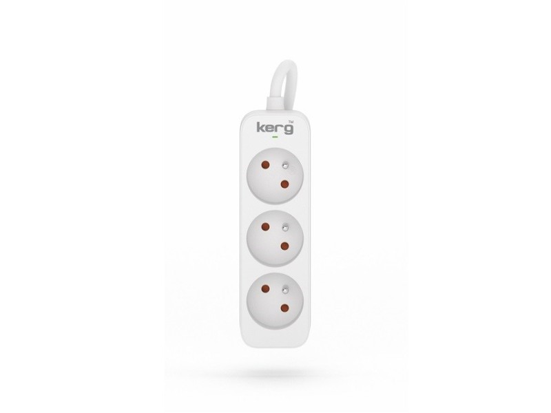 KERG power strip 3 sockets 1.5m 10A M02383 –  Разклонители