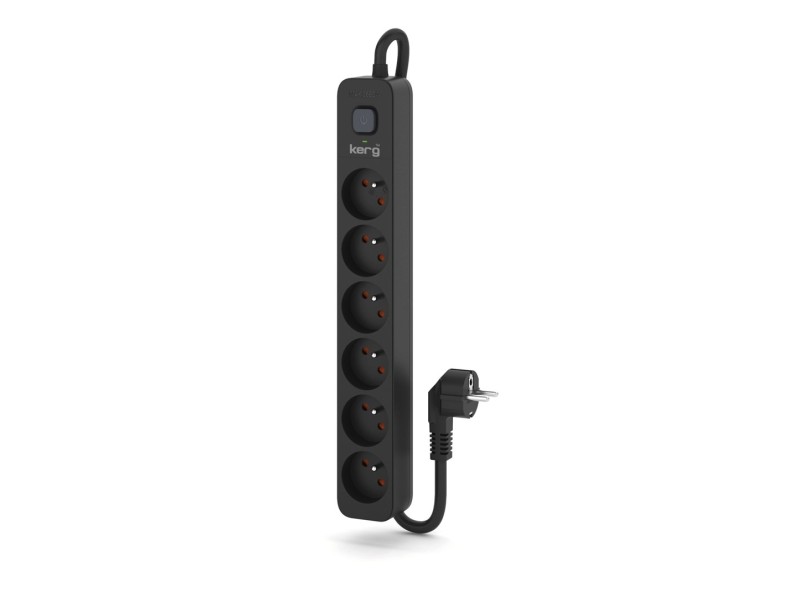 KERG power strip with circuit breaker-6 sockets 16A 1,5m M02519 –  Разклонители