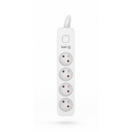KERG power strip with switch 4 sockets 1.5m-10A