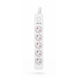 KERG power strip with switch 5 sockets 10m-16A