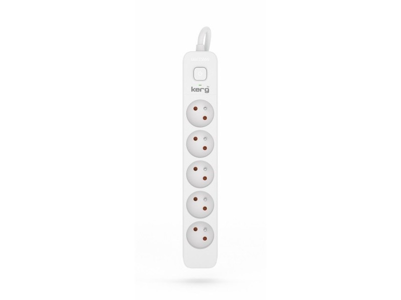 KERG power strip with switch 5 sockets 10m-16A M02405 –  Разклонители