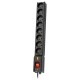 LESTAR 1966004055 power extension 3 m 230 AC outlet(s) Indoor Black LX 810 3m czarna – Lestar Разклонители