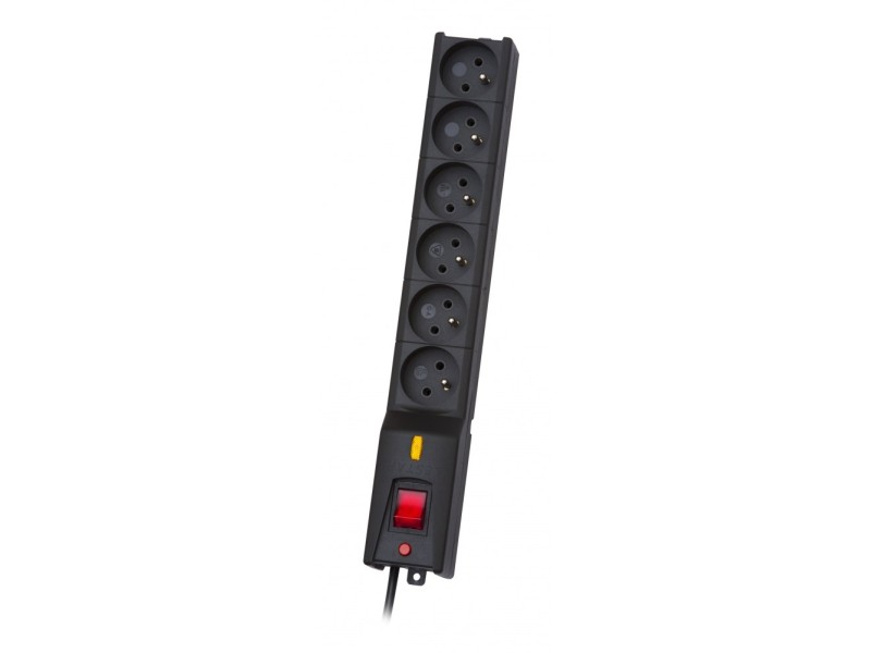 LESTAR LX 610 G-A K.:CZ 3.0M power extension 5 m 230 AC outlet(s) Indoor Black LX 610 G-A K.:CZ 3.0M – Lestar Разклонители