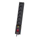 LESTAR LX 610 G-A K.:CZ 3.0M power extension 5 m 230 AC outlet(s) Indoor Black LX 610 G-A K.:CZ 3.0M – Lestar Разклонители