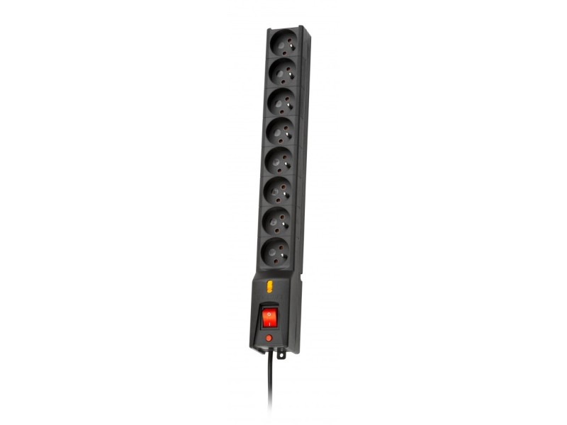LESTAR LX 810 G-A 1.M power extension 1.5 m 230 AC outlet(s) Indoor Black LX 810 G-A 1,5m – Lestar Разклонители