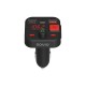 SAVIO FM transmitter, Bluetooth 5.3, QC 3.0 charger, LED display, Bass Boost, TR-15, black TR-15 – SAVIO FM трансмитери