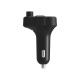 SAVIO FM transmitter, Bluetooth 5.3, QC 3.0 charger, LED display, Bass Boost, TR-15, black TR-15 – SAVIO FM трансмитери