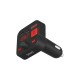 SAVIO FM transmitter, Bluetooth 5.3, QC 3.0 charger, LED display, Bass Boost, TR-15, black TR-15 – SAVIO FM трансмитери