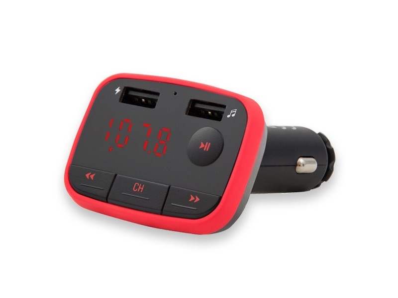 Savio Bluetooth FM Transmiter TR-10 87.6 - 107.9  MHz Black SAVTR-10 – SAVIO FM трансмитери