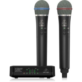 Behringer ULM302MIC - 2.4 GHz Digital Wireless System with 2 Handheld Microphones and Receiver