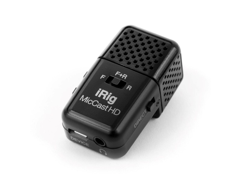 IK Multimedia iRig Mic Cast HD - Dual-sided digital USB microphone with built-in preamp IP-IRIG-CASTHD-IN – IK MULTIMEDIA Професионални Микрофони