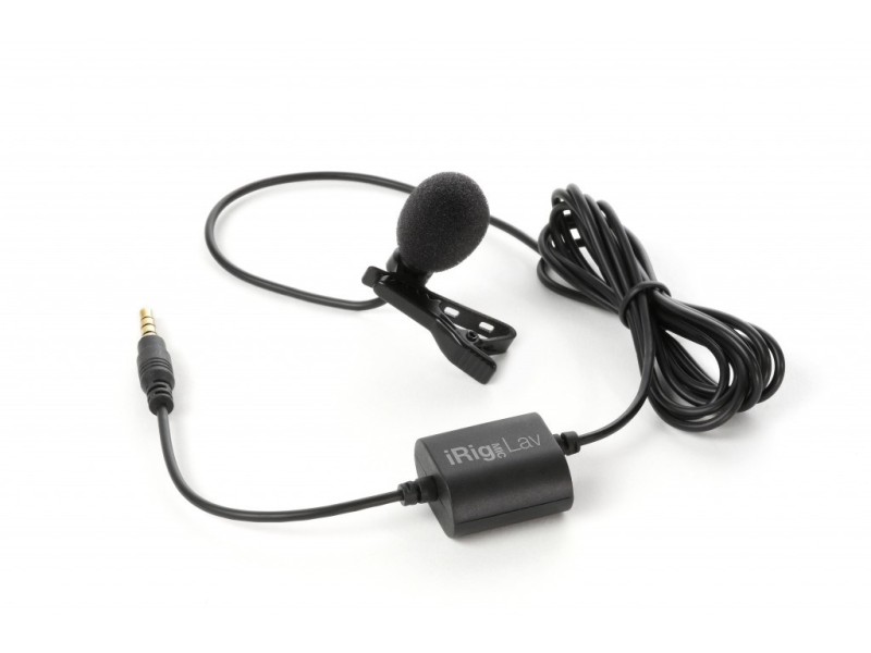 IK Multimedia iRig Mic Lav Black Clip-on microphone IP-IRIG-MICLAV-IN – IK MULTIMEDIA Професионални Микрофони