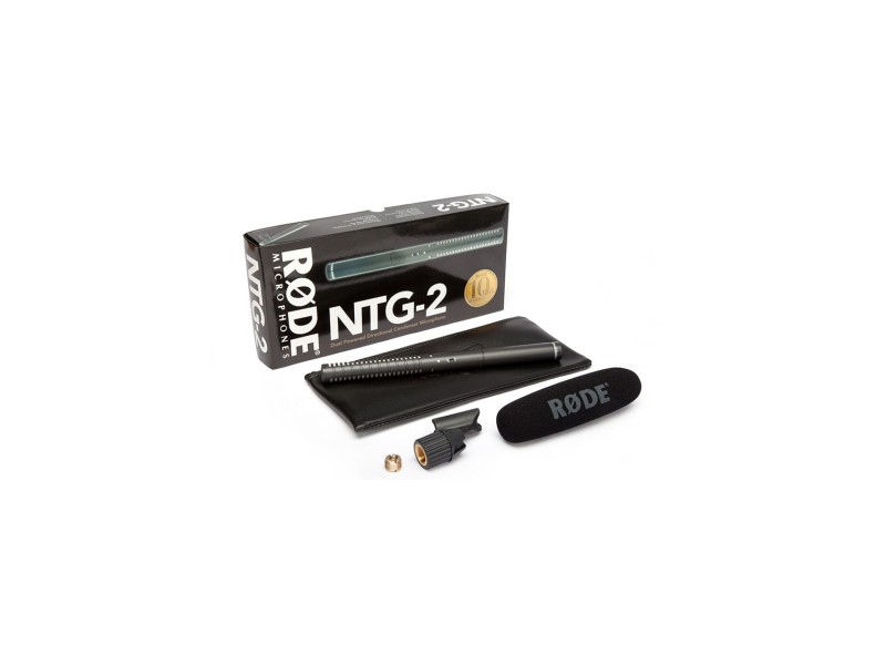 RØDE NTG-2 microphone Black Digital camcorder microphone NTG-2 – RODE Професионални Микрофони