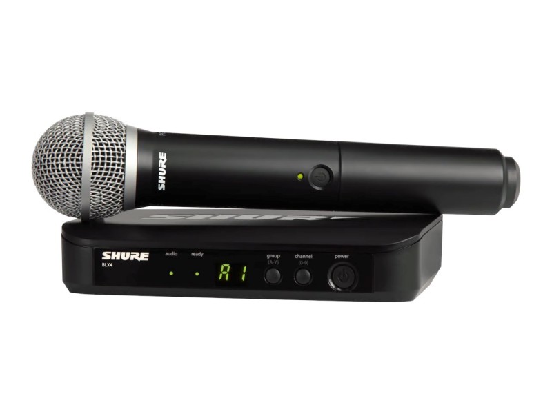 Shure BLX24E/PG58-H8E - Wireless vocal system with PG58 microphone 010-04-748 – SHURE Професионални Микрофони