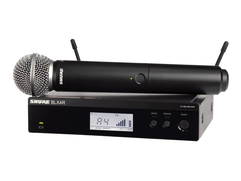 Shure BLX24RE/SM58-H8E - wireless system with SM58microphone 010-04-760 – SHURE Професионални Микрофони