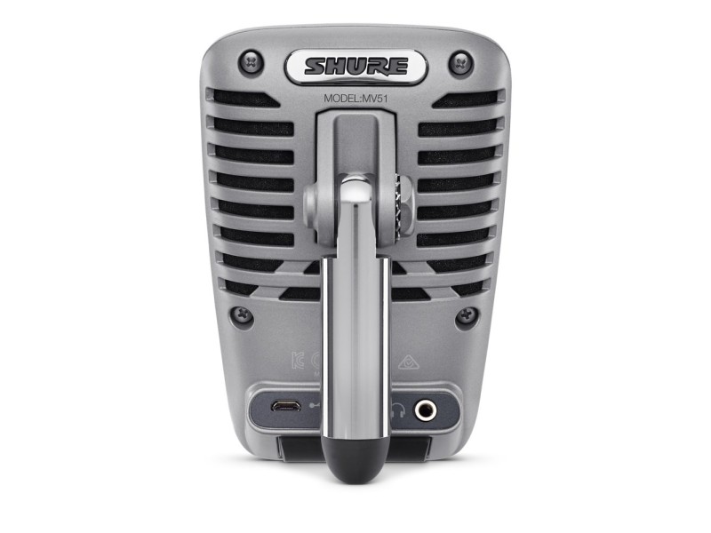 Shure MOTIV MV51 Grey Digital camcorder microphone MOTIVMV51 – SHURE Професионални Микрофони