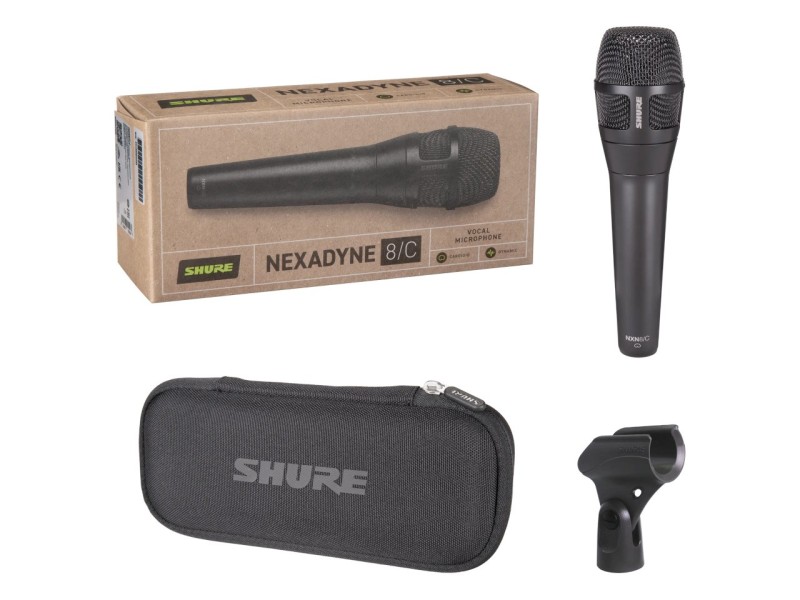Shure Nexadyne™ 8/C - dynamic microphone, cardioid with XLR connector, black 010-03-666 – SHURE Професионални Микрофони