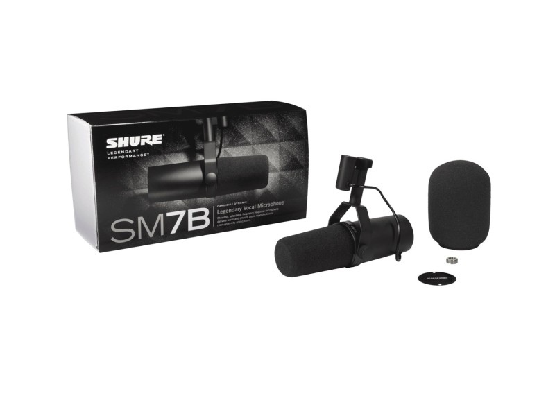 Shure SM7B microphone Black Studio microphone SM7B – SHURE Професионални Микрофони