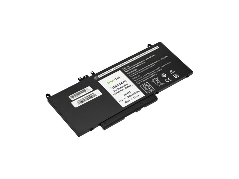 Green Cell 6MT4T 07V69Y Dell laptop battery 7,4V 7200mAh (DE162) DE162 – Green Cell Батерии