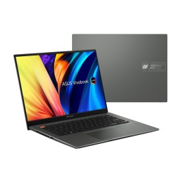 ASUS Vivobook S 14X OLED S5402ZA-IS74 laptop Intel® Core™ i7 i7-12700H 36.8 cm (14.5") 2.8K 12 GB DDR4-SDRAM 512 GB SSD Wi-Fi 6E (802.11ax) Windows 11 Home Black New Repack/Repacked