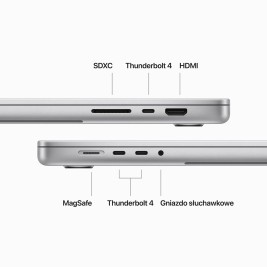 Apple MacBook Pro Apple M M3 Pro Laptop 41.1 cm (16.2") 36 GB 512 GB SSD Wi-Fi 6E (802.11ax) macOS Sonoma Silver