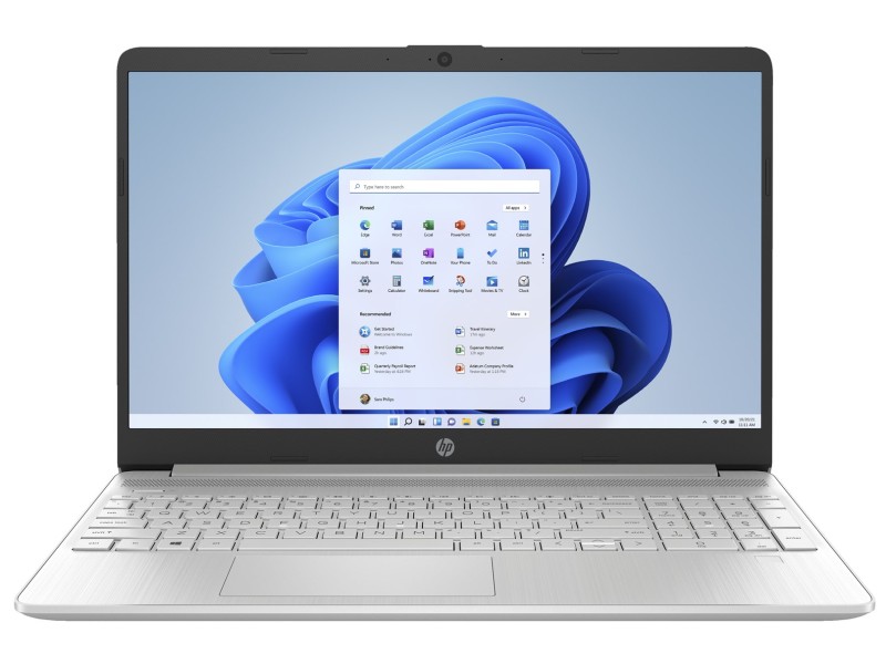 HP 15s-eq2289nw AMD Ryzen™ 3 5300U Laptop 39.6 cm (15.6) Full HD 16 GB DDR4-SDRAM 512 GB SSD Wi-Fi 5 (802.11ac) Windows 11 Home Silver 71X68EA_16_512 – Hewlett-Packard Лаптопи
