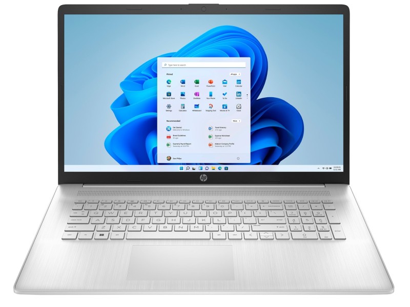 HP 17-CN2083D i3-1215U Notebook 43.9 cm (17.3) Full HD Intel® Core™ i3 8 GB DDR4-SDRAM 256 GB SSD Wi-Fi 5 (802.11ac) Windows 11 Home Silver New Repack/Repacked 9P521UA – Hewlett-Packard Лаптопи