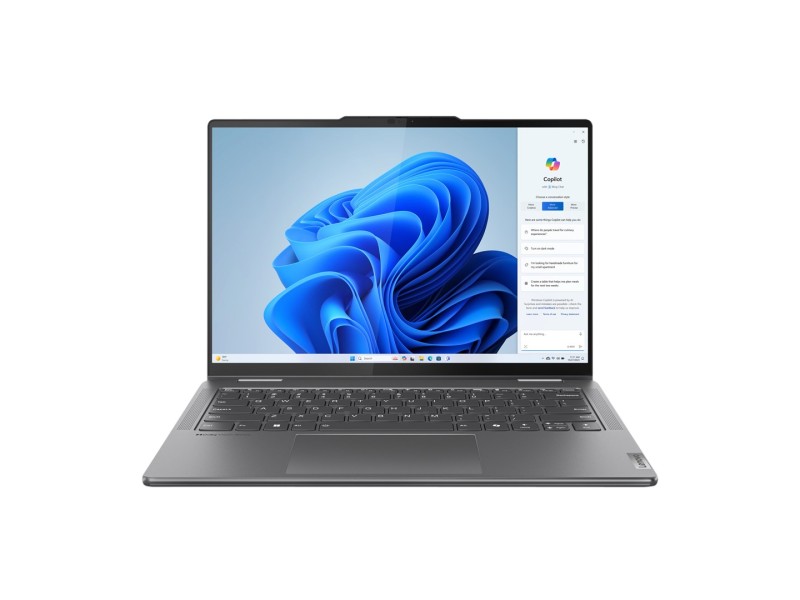 Lenovo Yoga 7 2-in-1 14AHP9 AMD Ryzen™ 5 8640HS Hybrid (2-in-1) 35.6 cm (14) Touchscreen WUXGA 16 GB LPDDR5x-SDRAM 512 GB SSD Wi-Fi 6E (802.11ax) Windows 11 Home Grey 83DK002SPB – Lenovo Лаптопи