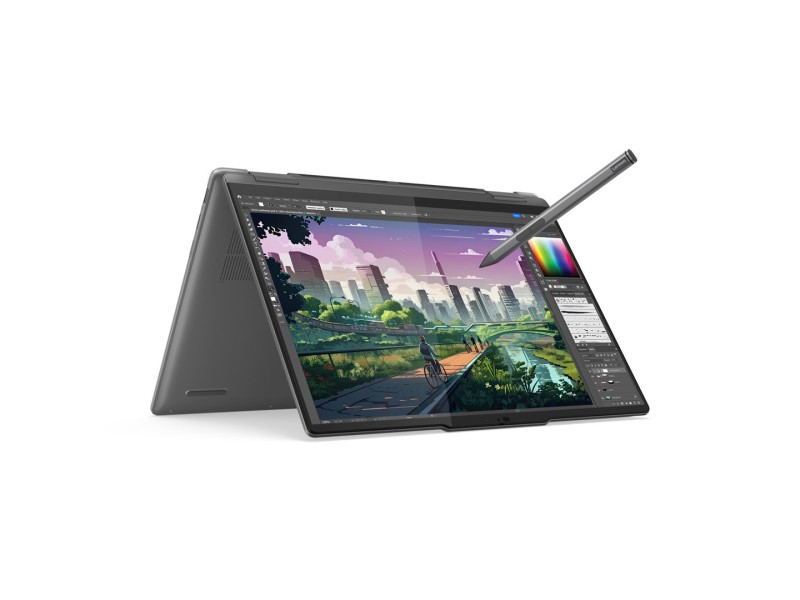 Lenovo Yoga 7 2-in-1 14AHP9 AMD Ryzen™ 5 8640HS Hybrid (2-in-1) 35.6 cm (14) Touchscreen WUXGA 16 GB LPDDR5x-SDRAM 512 GB SSD Wi-Fi 6E (802.11ax) Windows 11 Home Grey 83DK002SPB – Lenovo Лаптопи