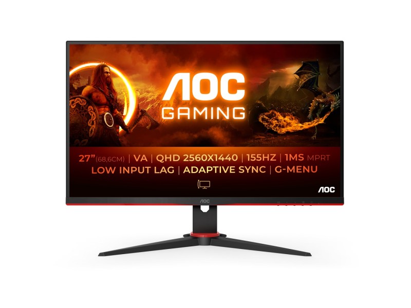 AOC G2 Q27G2E/BK computer monitor 68.6 cm (27) 2560 x 1440 pixels Quad HD Black, Red AOC G2 Q27G2E/BK computer monitor 68.6 cm (27) 2560 x 1440 pixels Quad HD Black, Red Q27G2E/BK – AOC LCD & LED Монитори