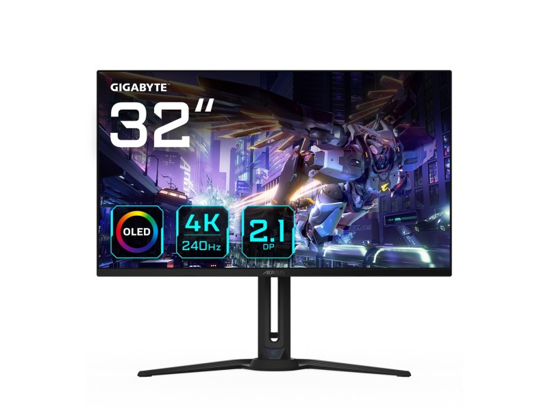 GIGABYTE AORUS FO32U2P 32” OLED Gaming Monitor - 3840 x 2160(UHD), 240Hz, 0.03ms, 250 cd/m2, KVM, FreeSync Premium Pro, DisplayHDR True Black 400, Displayport2.1 FO32U2P – GIGABYTE LCD & LED Монитори