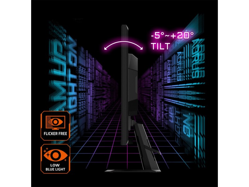 GIGABYTE GS27QA 27 QHD Gaming Monitor - 2560 x 1440, 180Hz, 1ms, 300 cd/m², FreeSync, HDR Ready, HDMI 2.0, Displayport 1.4 GS27QA – GIGABYTE LCD & LED Монитори